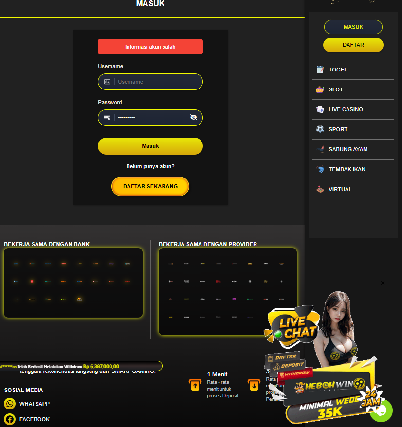 Cara Reset Password
