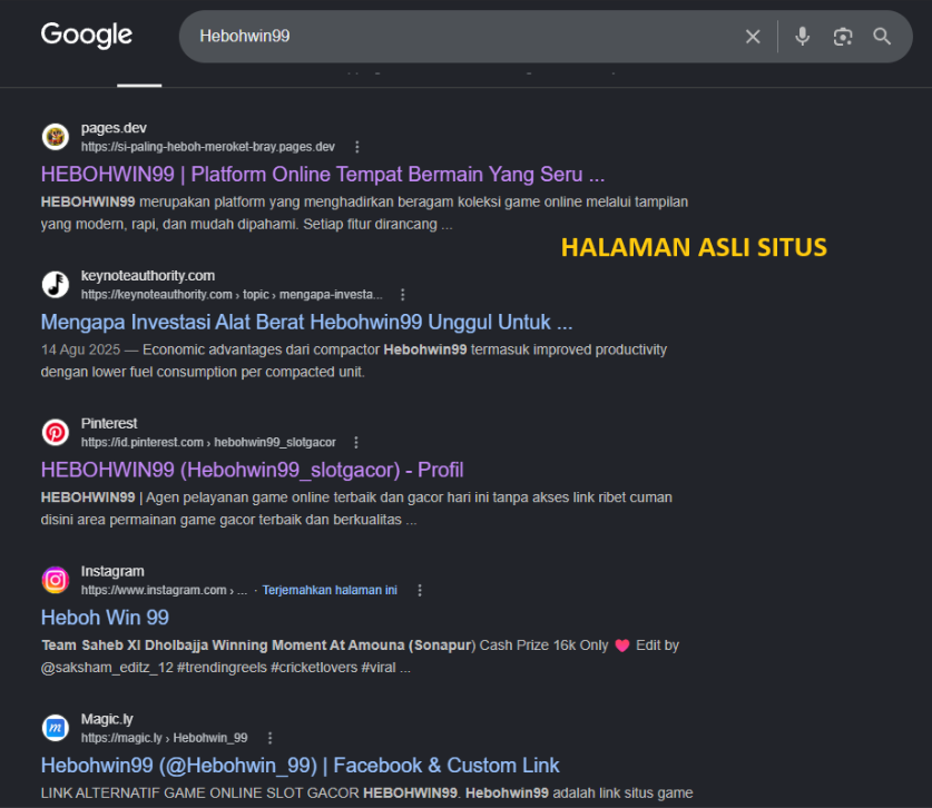 Akses Resmi Hebohwin99