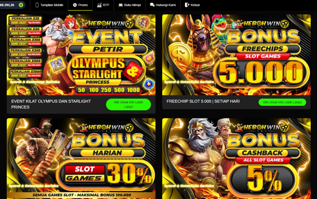 Promo Hebohwin99